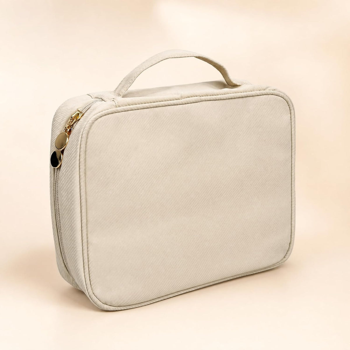 Travel Jewelry Organizer Case with 36 Clear Zipper Velvet Pouches and Detachable Pages