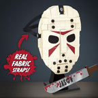 Jason Universe Hockey Mask Building Kit, 311-Piece Horror Collectible with Display Stand