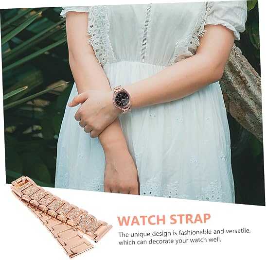 Stylish Diamond Watch Band Watch Replacement for Watch3 Fashionable Wristb