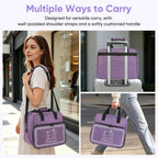 Universal Sewing Machine Carrying Case With Shoulder Strap/Purple(Bag Only)