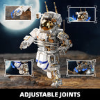 Space Astronaut Building Set with Display Stand for Boys Age 8-12