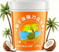 Coconut Oil Cleaning Paste, All Purpose Coconut Oil Cleaning Paste with Sponge for Kitchen, Stainless Steel, Wood Furniture and Leather (1pcs)