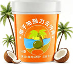 Coconut Oil Cleaning Paste, All Purpose Coconut Oil Cleaning Paste with Sponge for Kitchen, Stainless Steel, Wood Furniture and Leather (1pcs)