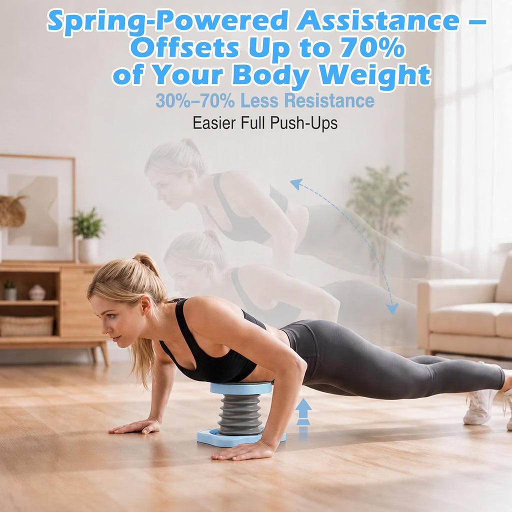 Push Up Assist for Beginners, Core & Upper Body Workout Support