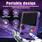 R39S Handheld Game Console, 4-Inch Portable Gaming Console with 20,000+ Classic Games,(Purple)