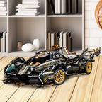 1:14 Sport Racing Car Building Blocks, Race Car Model with LED Lights