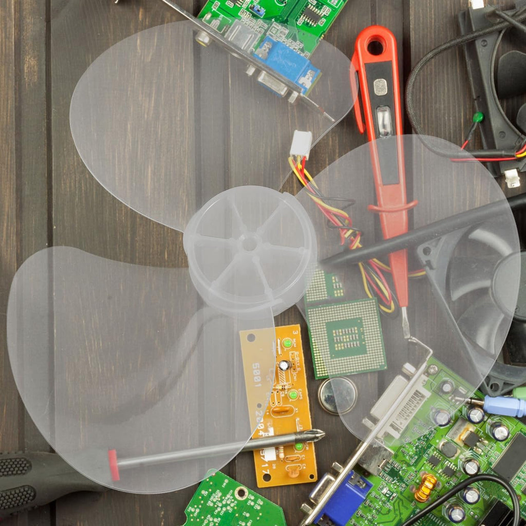 12 Inch Plastic Fan Replacement Universal for Table Floor Fans Sturdy Easy Installation