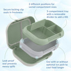 Chill Set With Max (Clay Green & Gray) and Mini Lunch Box (Lilac Mist)