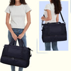 Personal Item Bag 18x14x8 Travel Duffel Bag, Underseat Carry On Luggage with Shoe Compartment