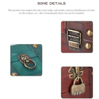 Pirate Treasure Chest, Wooden Treasure Box with Combination Lock