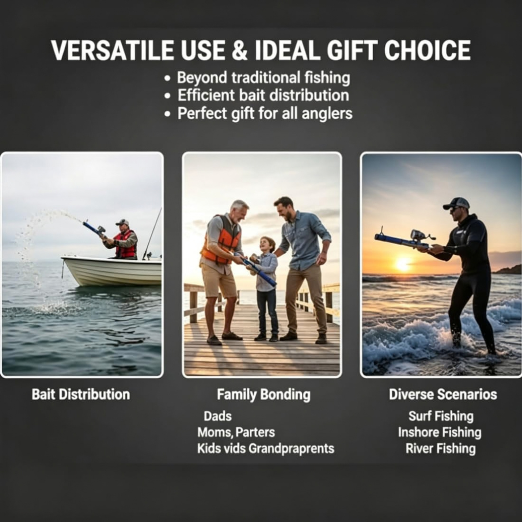 Catapult Fishing Rod 2026 Upgrade Slingshot Reel Kit Portable Telescopic Fishing Pole