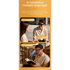 AI Smart Glasses with 8MP Camera, HD Video, ChatGPT AI Assistant and Translation