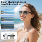 Smart Camera Glasses with 32MP HD 1080P Recording, Bluetooth Audio & Voice Assistant