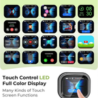 NE20 AI Translation Earbuds with Touch Screen, 135 Languages, Real-Time Translation