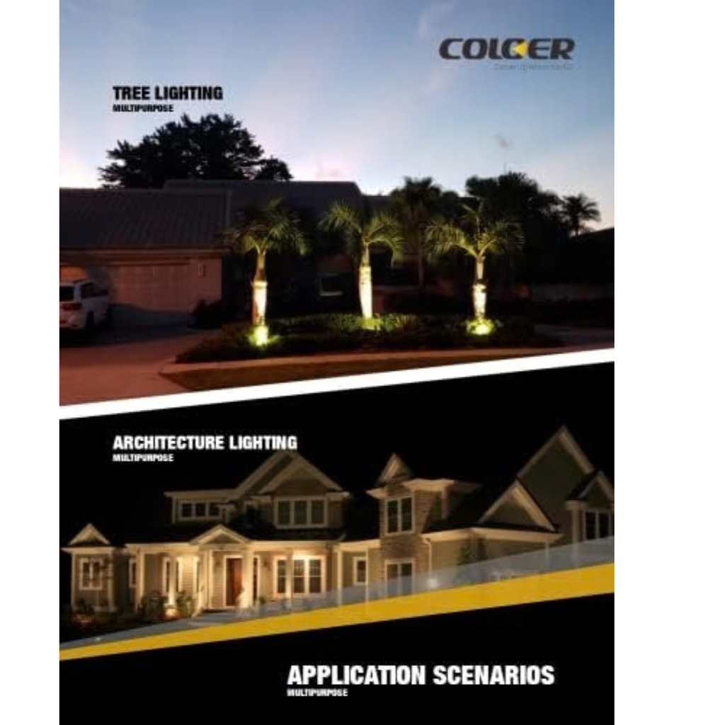 Solid Brass Landscape Spotlights 6 Pack with 5W MR16 (101B Bronze)