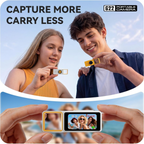 Mini Keychain Camera 1080P HD Pocket Video Recorder with Flip Screen