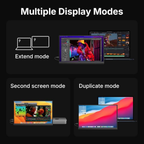 WGK 15.6 Inch Portable Monitor 1080P Full HD Travel Display