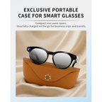 Smart Camera Glasses with 8MP HD Video, Bluetooth Audio & Translation