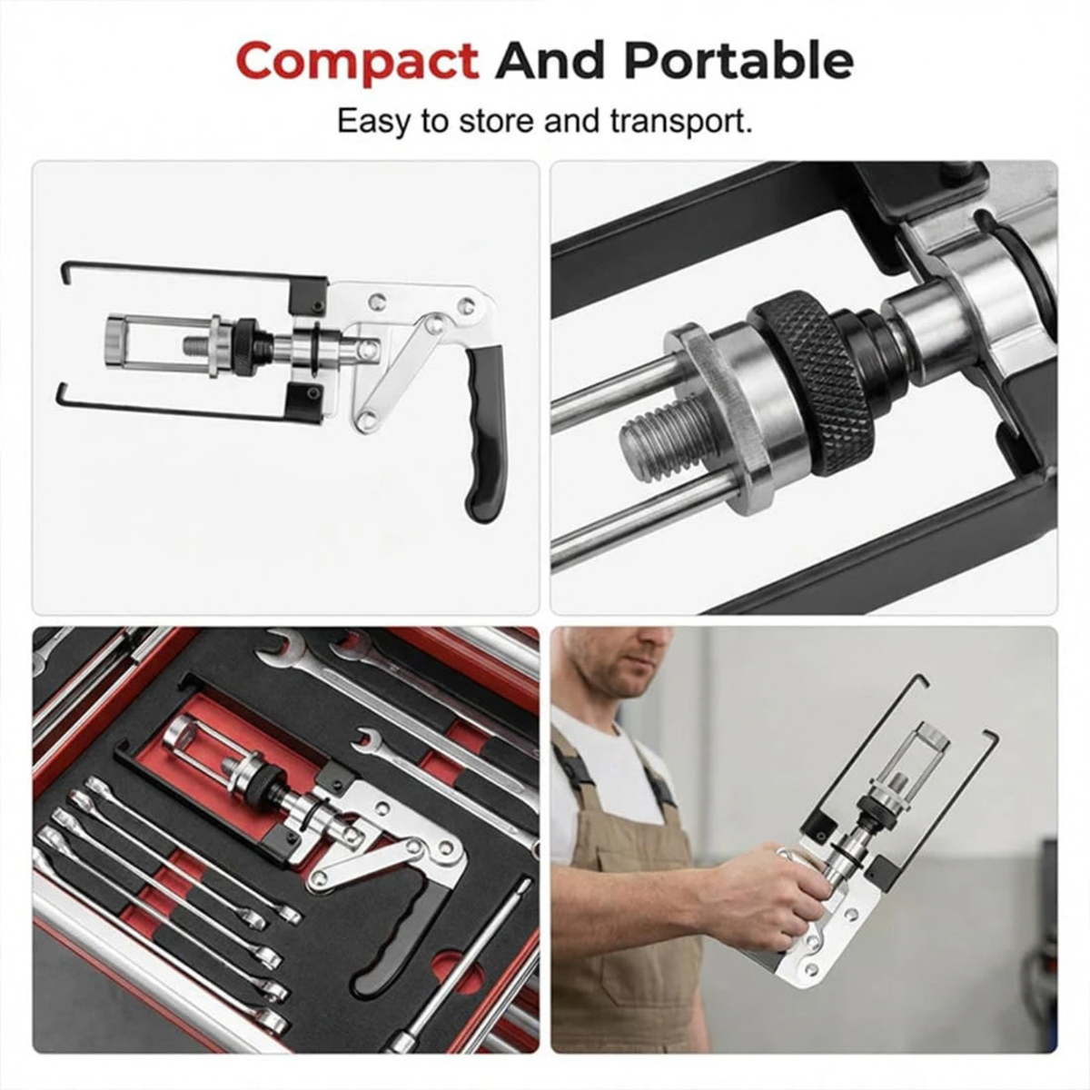 Adjustable Valve Spring Compressor Pliers for Engine Repair and Valve Seal Replacement