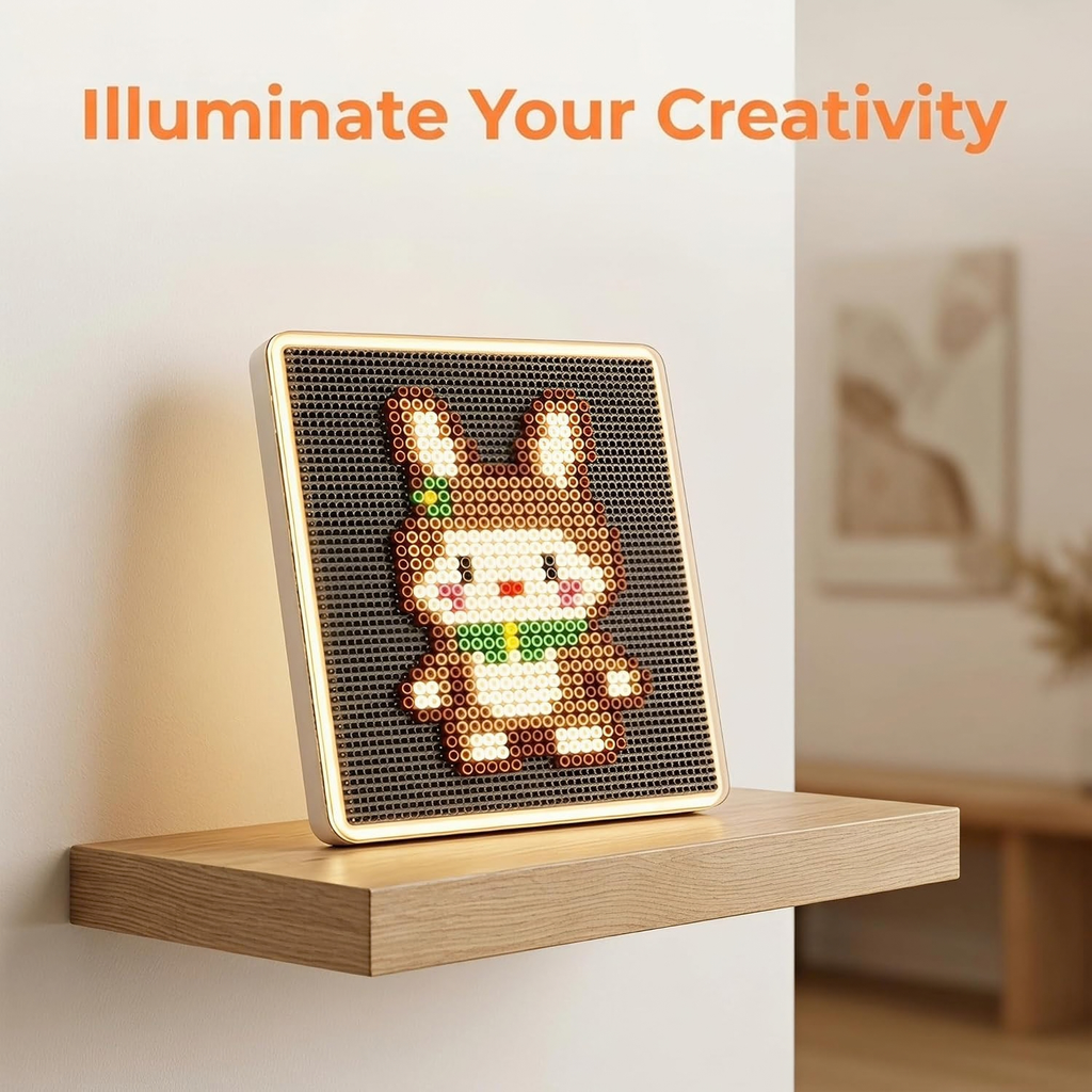 Smart LED Fuse Bead Pegboard, App Guided 2.6mm Melty Beads Board