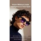 A2 AI Smart Glasses with 8MP Camera, HD Video, Translation, Voice Assistant