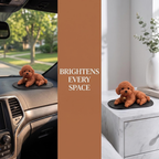 Dash Mat for Cars, Realistic Teddy Figurine with Anti‑Slip Dashboard Mat