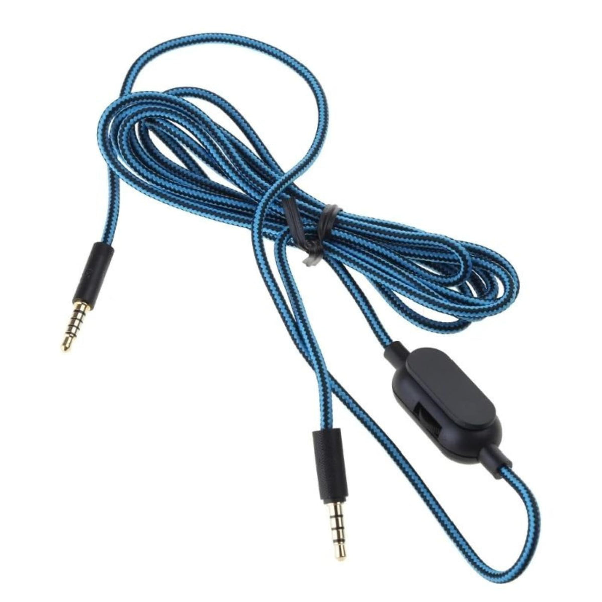 2M Replacement Audio Cable Compatible with Logitech G233 G433 G Pro G Pro X Wired Gaming Headset, 3.5mm AUX Headset Cable with Inline Volume Control & Microphone