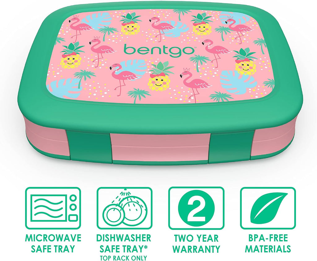 Prints Insulated Lunch Bag Set With Kids Bento-Style Lunch Box