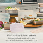 MicroSteel Heat & Eat Leak-Proof Stainless Steel Container