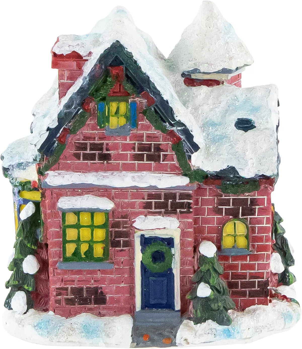 Snowy Diner Christmas Village Building Decoration - 4"