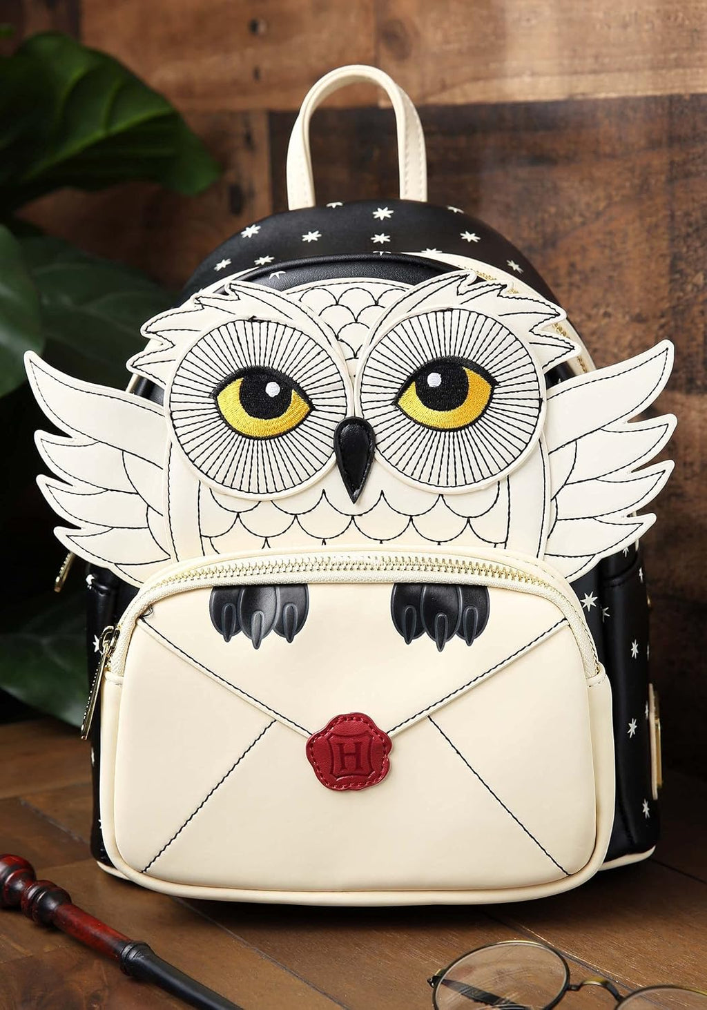 Harry Potter Hedwig Howler Womens Double Strap Shoulder Bag Purse