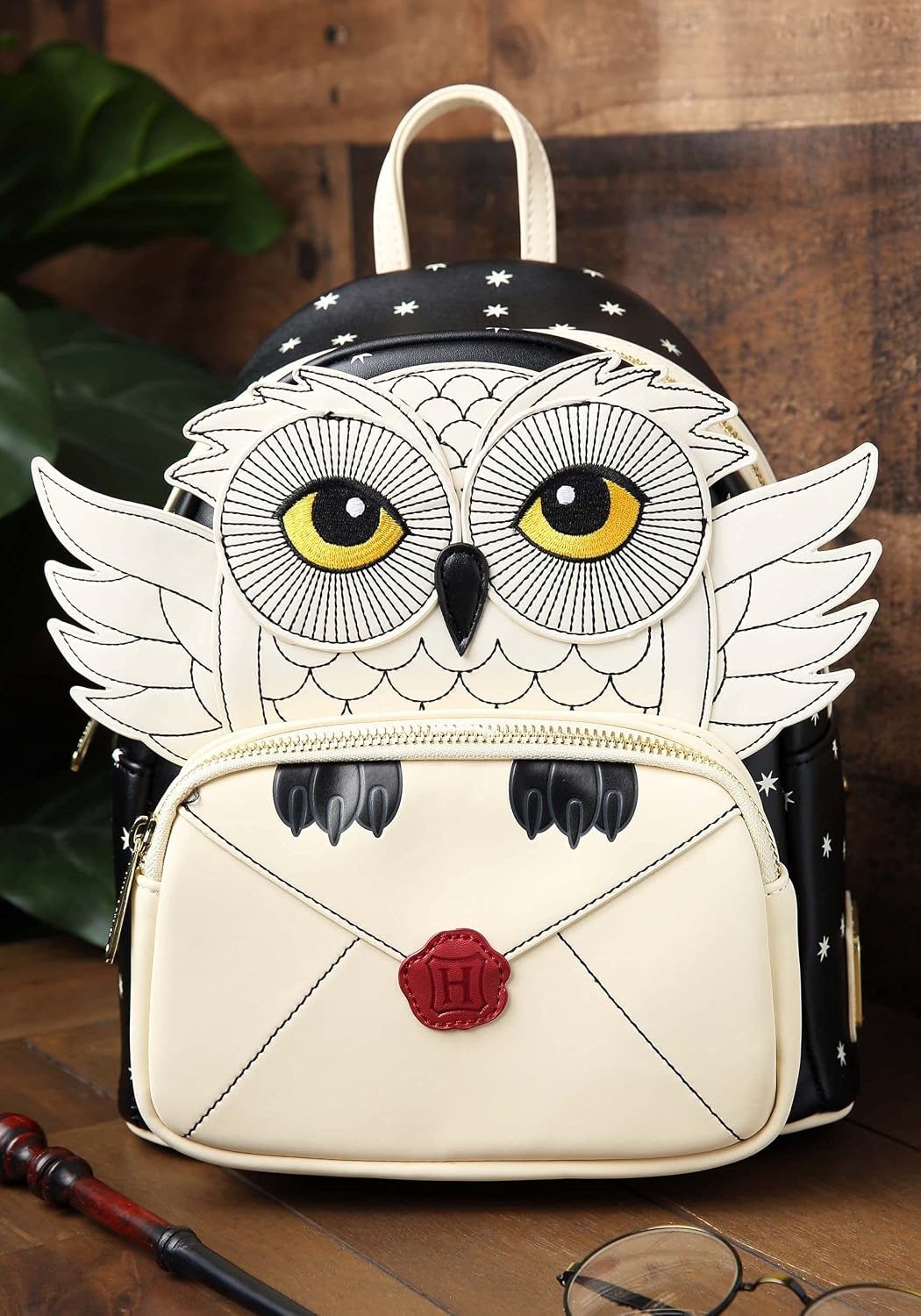 Harry Potter Hedwig Howler Womens Double Strap Shoulder Bag Purse