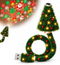 Christmas Projector Night Light with Tree-Shaped Design for Indoor Use