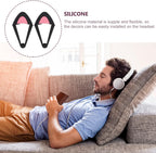1 Pair Cute Cat Ear Headset Decorations of Adorable Cat Ear Shaped Adornments for Headphones Ideal for Gamers Streamers and Cosplayers Universal Fit and Easy to Attach