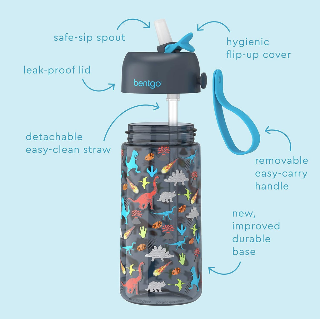 Kids Prints Lunch Box & Water Bottle (Dinosaur)