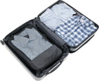 Black Packing Shirts Travel Compression Bag Large Pack Bag with Zip for Space-Saving Packing with Carry Handle Made of Polyester, Tarpaulin (Tarpaulin) in Black
