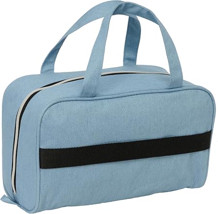 K-POP Demon Hunters HUNTR/X Rectangular Toiletry Bag with Handle, Children's Toiletry Bag, Adaptable to Cart, Ideal for Children from 5 to 14 Years, Comfortable and Versatile, Durable, 31 x 14 x 19 cm
