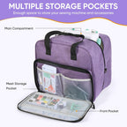 Universal Sewing Machine Carrying Case With Shoulder Strap/Purple(Bag Only)