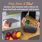 Heat Electric Lunch Box & Portable Food Warmer for Work & Travel