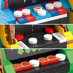 Atari Arcade Classics Building Set, 617-Piece 3-Cabinet Retro Gaming Model