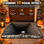 3D Halloween Rugs & Optical Illusion Door Mat，47.24 * 31.50 in