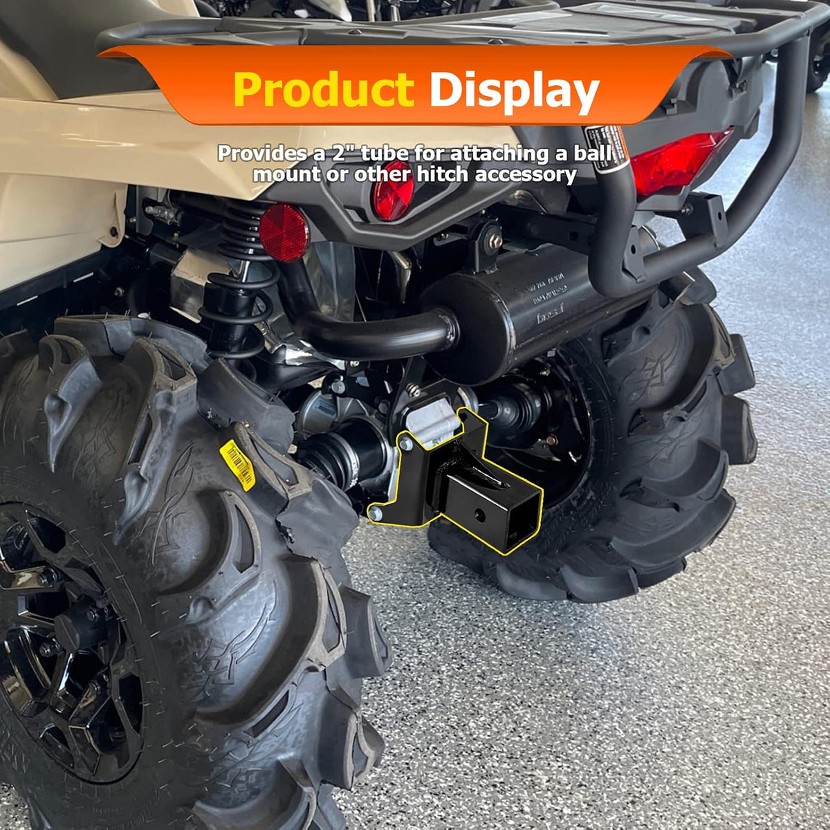 2" Rear Receiver Hitch Fit For Can-Am Outlander & Renegade 2012-2026