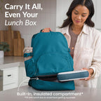 2-in-1 Adult Backpack & Insulated Lunch Bag