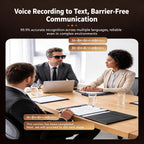 Smart AI Glasses with 13MP Camera, AI Translation, Voice Text, Bluetooth
