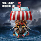 Pirate Ship Building Kit 916 Pcs with LED Lights, Creative Pirate Toy Model