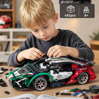 Remote Control Race Car Building Blocks, RC Construction Toy Set