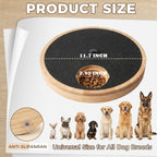 Dog Nail Scratch Board with Treat Box, Stress-Free Nail Filing Toy for Dogs