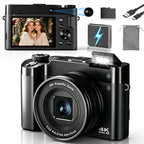 4K Digital Camera, Autofocus Point-and-Shoot Camera