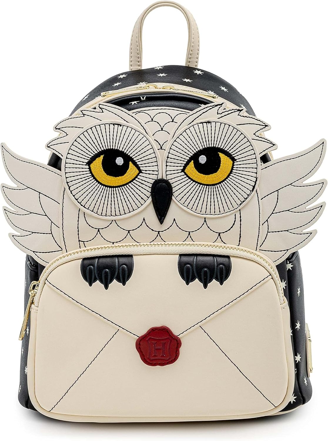 Harry Potter Hedwig Howler Womens Double Strap Shoulder Bag Purse