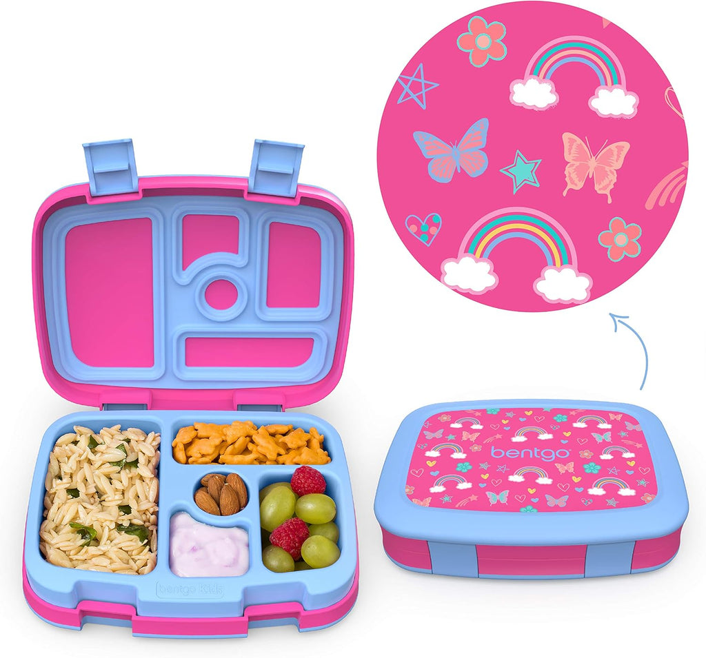 Prints Insulated Lunch Bag Set With Kids Bento-Style Lunch Box